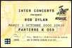 bob dylan ticket