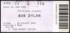 bob dylan ticket