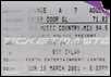 bob dylan ticket