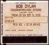 bob dylan ticket