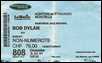 bob dylan ticket