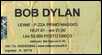 bob dylan ticket