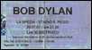 bob dylan ticket