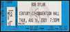 bob dylan ticket