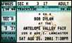 bob dylan ticket