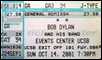 bob dylan ticket