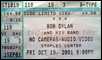 bob dylan ticket