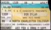 bob dylan ticket