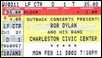 bob dylan ticket