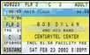 bob dylan ticket