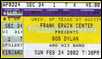 bob dylan ticket