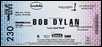 bob dylan ticket