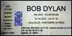 bob dylan ticket