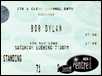 bob dylan ticket