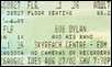 bob dylan ticket