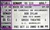 bob dylan ticket