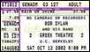 bob dylan ticket