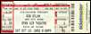 bob dylan ticket