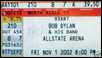 bob dylan ticket