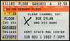 bob dylan ticket