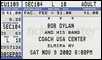 bob dylan ticket