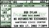 bob dylan ticket