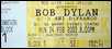 bob dylan ticket