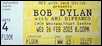 bob dylan ticket