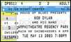 bob dylan ticket