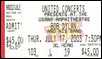 bob dylan ticket