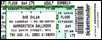 bob dylan ticket