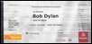 bob dylan ticket