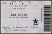 bob dylan ticket