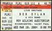 bob dylan ticket