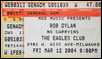 bob dylan ticket