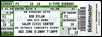 bob dylan ticket