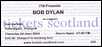 bob dylan ticket