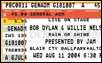 bob dylan ticket