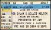 bob dylan ticket