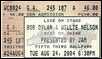 bob dylan ticket