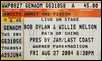 bob dylan ticket