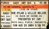 bob dylan ticket