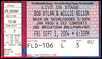 bob dylan ticket