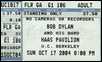 bob dylan ticket