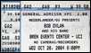 bob dylan ticket