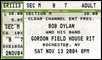 bob dylan ticket