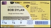 bob dylan ticket